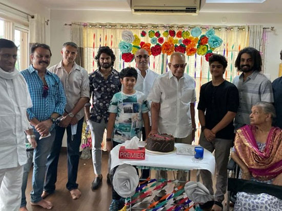 Superstar Krishna is celebrating his birthday with his family